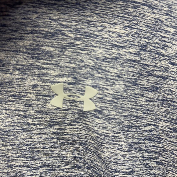 Under Armour Polo Blue Heathered Color Size Large - Picture 3 of 5